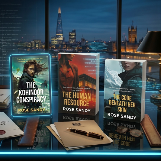 The Shadow Files Thrillers Ebook Bundle Bundle: Books 1–3, The Code Beneath Her Skin, The Kohinoor Conspiracy, The Human Resource