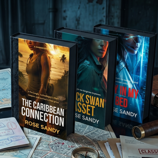 The Shadow Files Thrillers Ebook Bundle: Books 4-6, Spy in My Bed, Caribbean Connection, Black Swan Asset