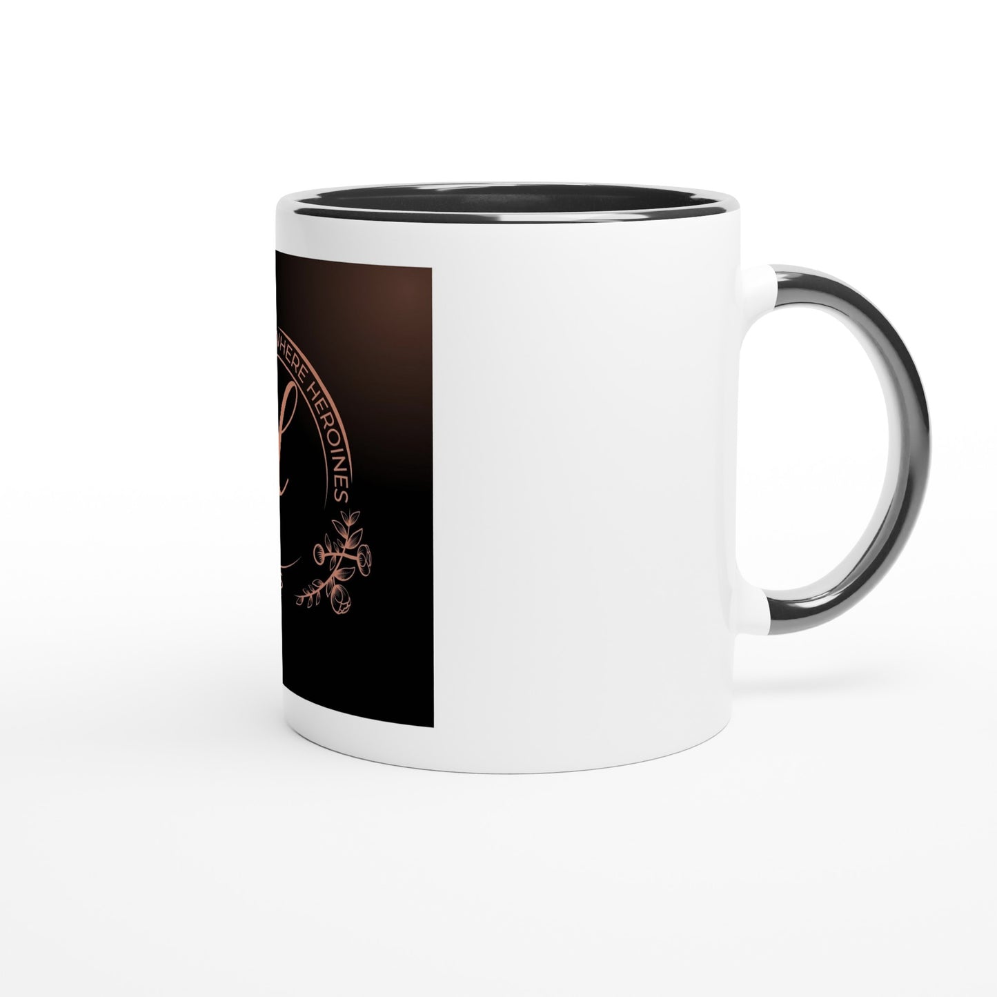 Heroines White 11oz Ceramic Mug with Color Inside