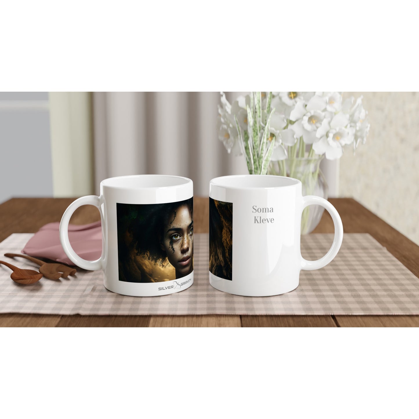 Soma Kleve White 11oz Ceramic Mug