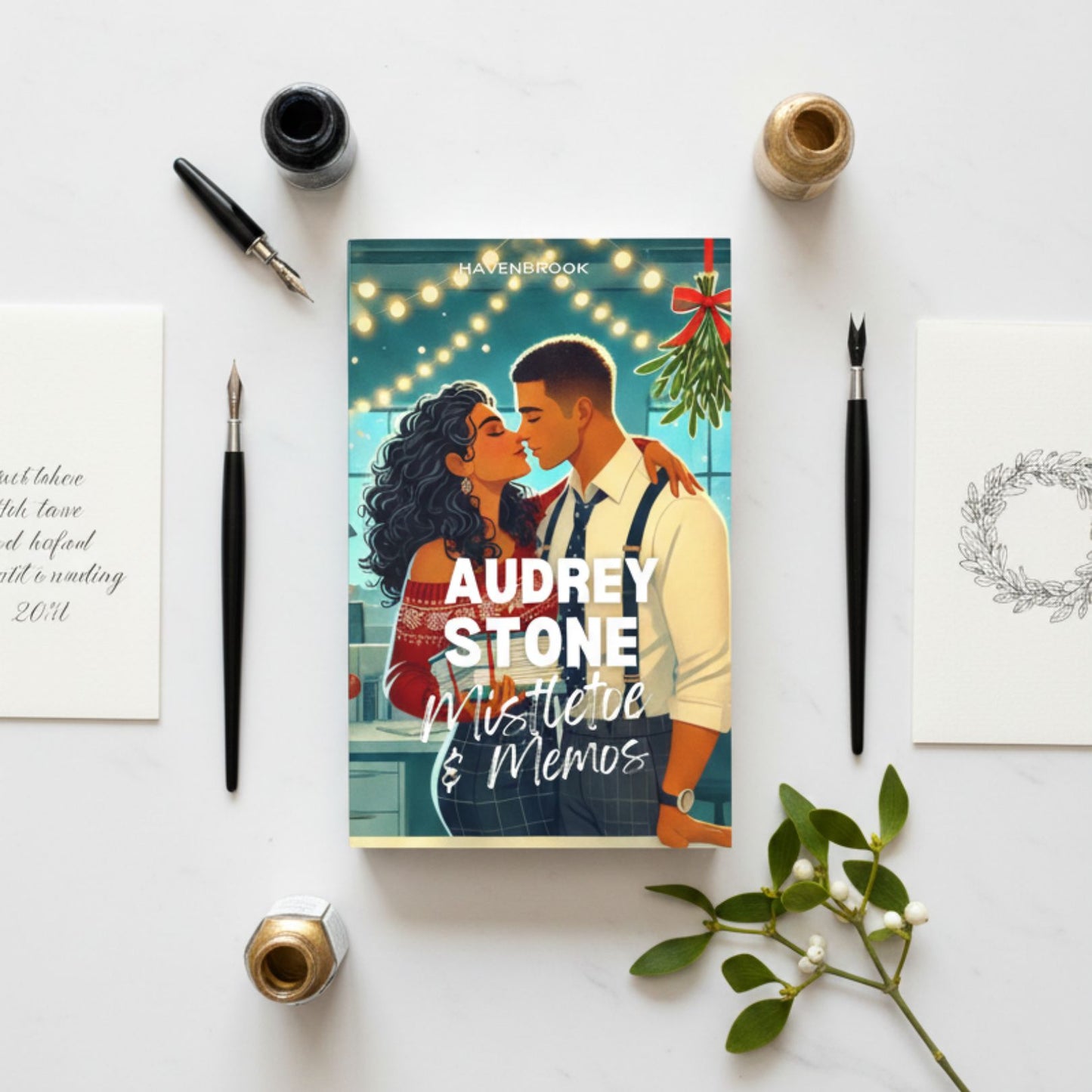 Mistletoe and Memos: The Audrey Stone Havenbrook Christmas Romance Series, Book 4