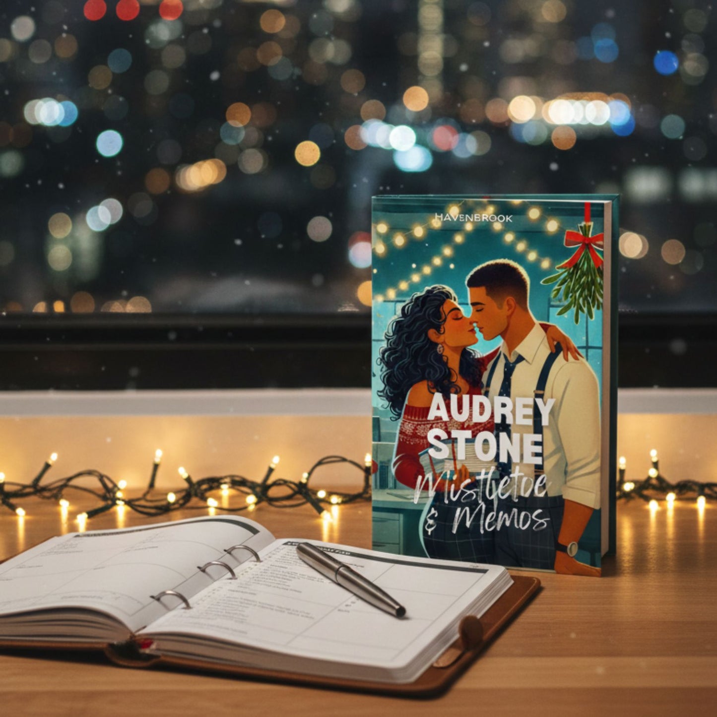 Mistletoe and Memos: The Audrey Stone Havenbrook Christmas Romance Series, Book 4