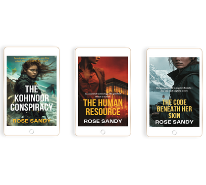 The Shadow Files Thrillers Ebook Bundle Bundle: Books 1–3, The Code Beneath Her Skin, The Kohinoor Conspiracy, The Human Resource