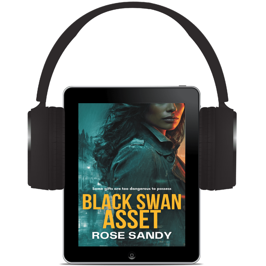 Black Swan Asset: The Shadow Files Thrillers, Rose Sandy, Book 6 audiobook cover