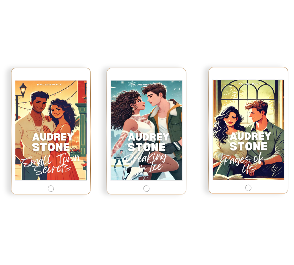 The Havenbrook Romance Series (Bundle 9) by Audrey Stone: Ebooks 25-27