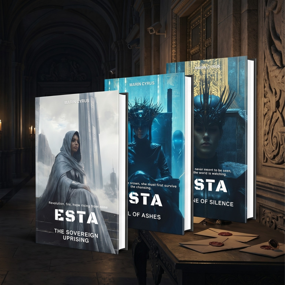The Last Queen Trilogy Paperback Bundle: Esta - Veil of Ashes, Esta - Throne of Silence, Esta - Sovereign Uprising