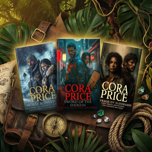 The Heart & Treasure Series Ebook Bundle 2: Books 4-6, Sword of Shogun, Emerald of Eldorado, Norse Runestone