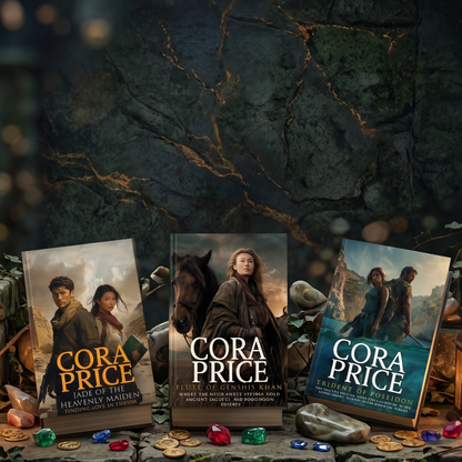 The Heart & Treasure Series Ebook Bundle 3: Books 7–9, Flute of Genghis Khan, Jade of the Heavenly Maiden, Trident of Poseidon