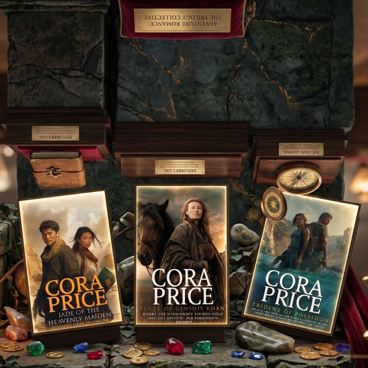 The Heart & Treasure Series Ebook Bundle 3: Books 7–9, Flute of Genghis Khan, Jade of the Heavenly Maiden, Trident of Poseidon