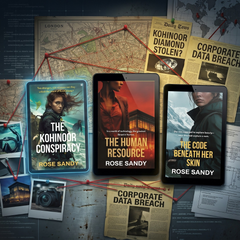 The Shadow Files Thrillers Ebook Bundle Bundle: Books 1–3, The Code Beneath Her Skin, The Kohinoor Conspiracy, The Human Resource