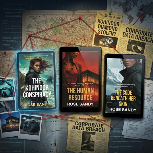 The Shadow Files Thrillers Ebook Bundle Bundle: Books 1–3, The Code Beneath Her Skin, The Kohinoor Conspiracy, The Human Resource