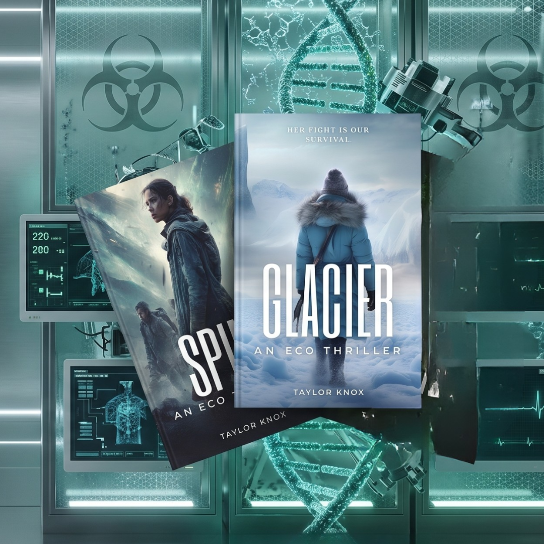 Taylor Knox's Stand Alone Sci-Fi Thrillers Ebook Bundle: Glacier, Spin