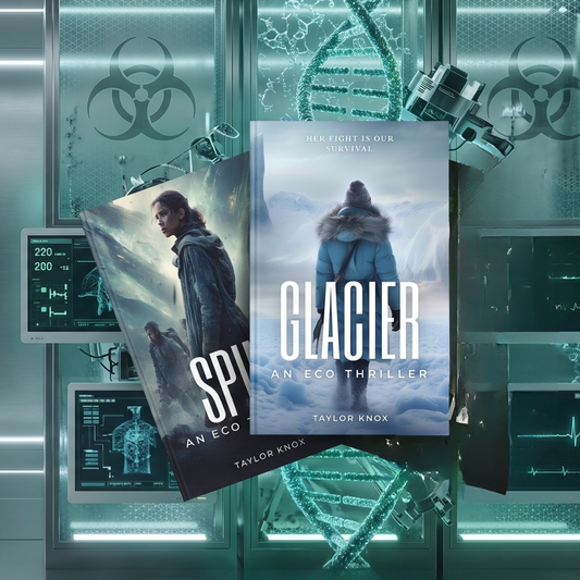 Taylor Knox's Stand Alone Sci-Fi Thrillers Paperback Bundle: Glacier, Spin