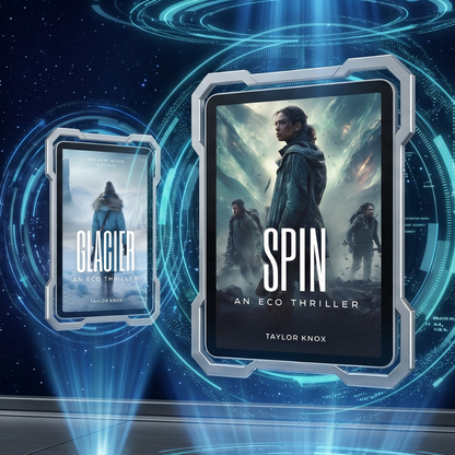 Taylor Knox's Stand Alone Sci-Fi Thrillers Ebook Bundle: Glacier, Spin
