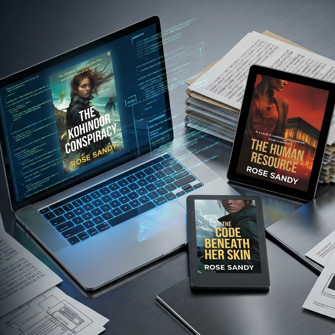 The Shadow Files Thrillers Ebook Bundle Bundle: Books 1–3, The Code Beneath Her Skin, The Kohinoor Conspiracy, The Human Resource
