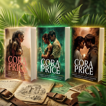 The Heart & Treasure Series Ebook Bundle 4: Books 10–12, Opal of Dreams, Stone Spirit of the Anasazi, Emerald Quill of the Alhambra
