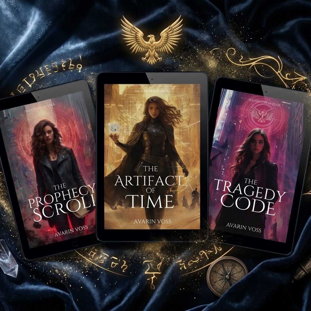 The Daughters of Zeus Paperback Bundle: Books 1–3, The Tragedy Code, The Prophecy Scroll, The Artifact of Time