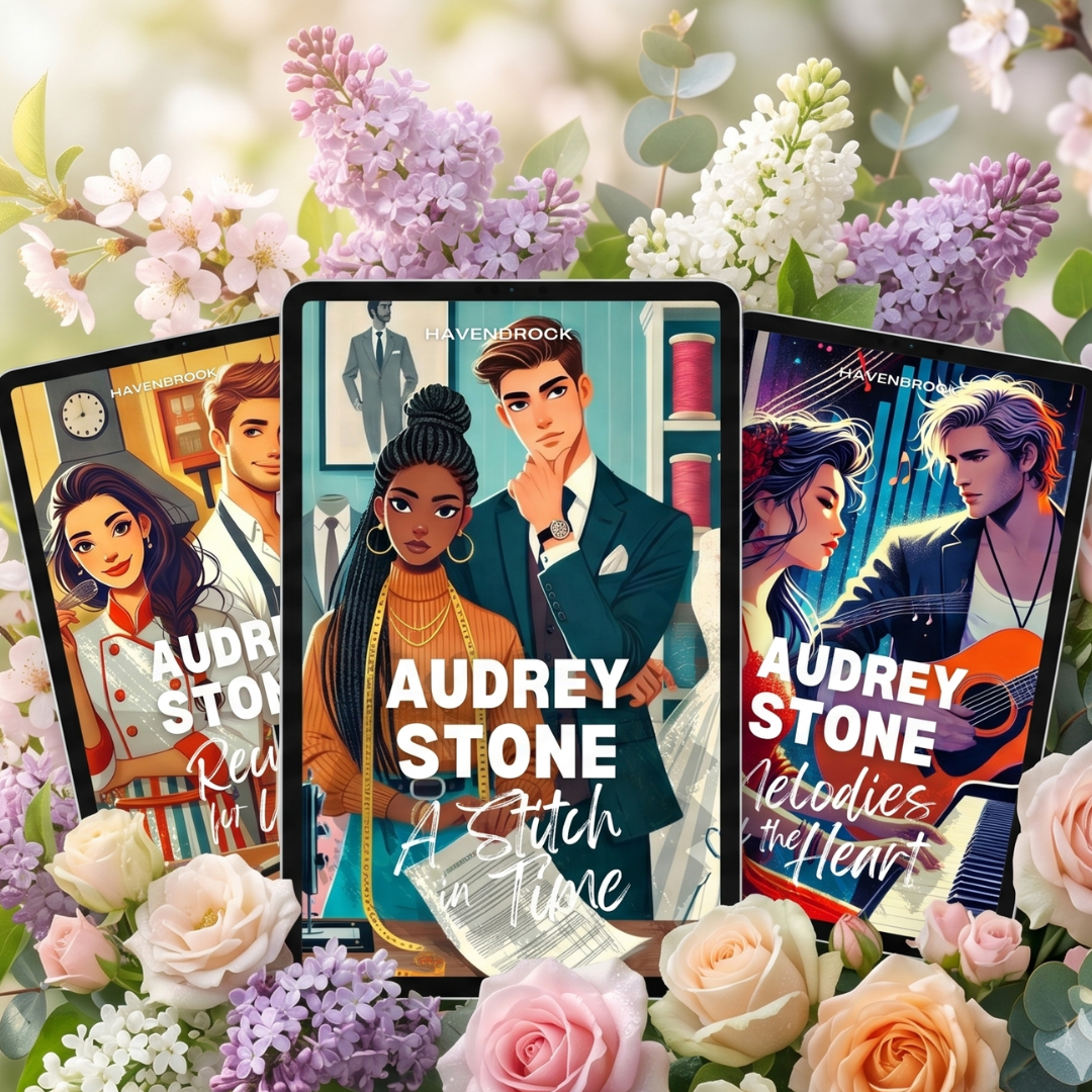 Audrey Stone's Havenbrook Romances Paperback Bundle: Books 4–6,  The Recipe for Us, Melodies of the Heart, A Stitch in Time