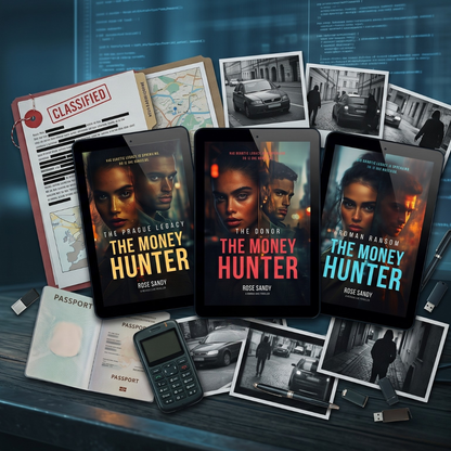 Money Hunter Series Bundle: Paperback Books 1–3 by Rose Sandy: The Donor, Prague Legacy, Roman Ransom