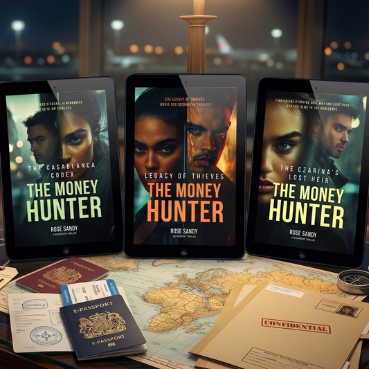Money Hunter Series Ebook Bundle: Books 4–6 by Rose Sandy: Legacy of Thieves, The Czarina's Lost Heir, Casablanca Codex
