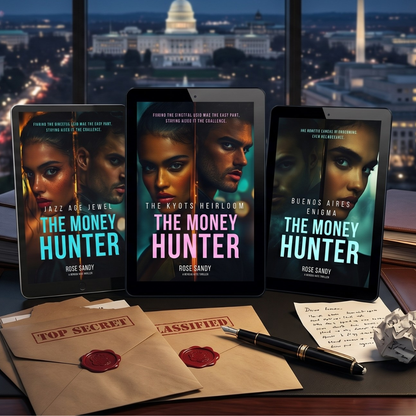 Money Hunter Series EBook Bundle: Books 10–12 by Rose Sandy: Jazz Age Jewel, The Kyoto Heirloom, Buenos Aires Enigma