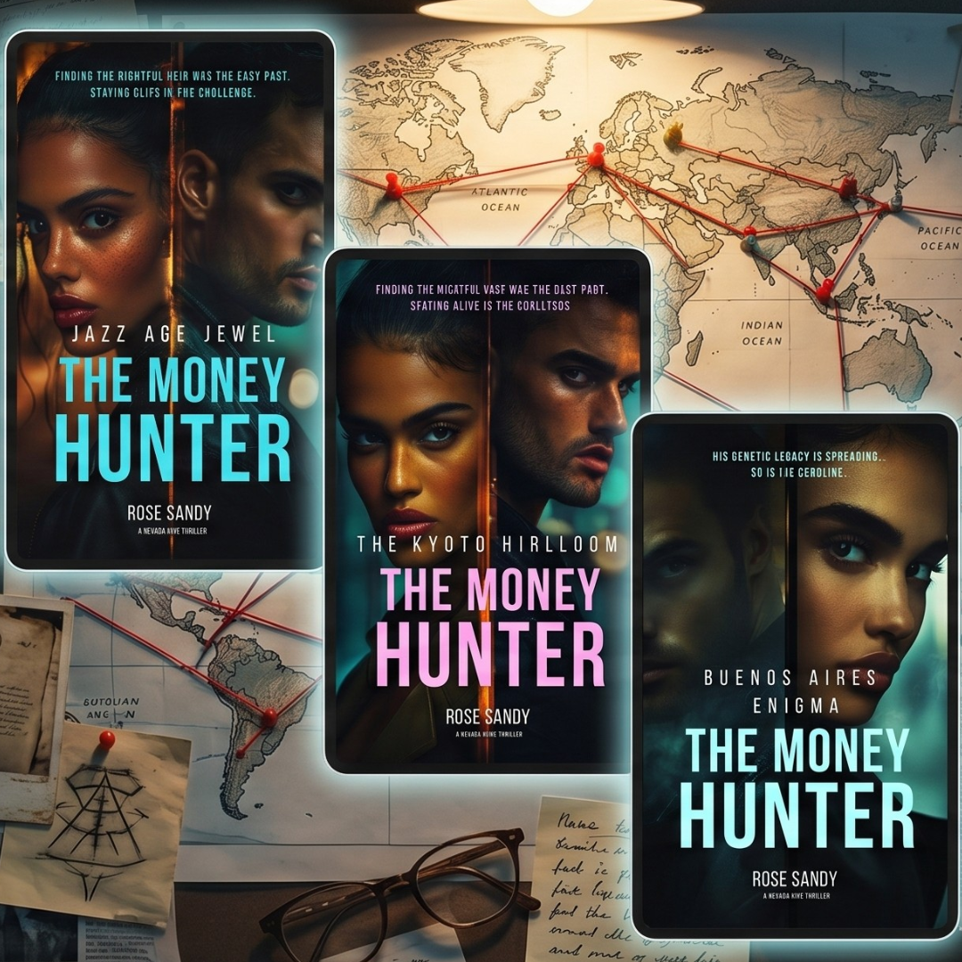 Money Hunter Series EBook Bundle: Books 10–12 by Rose Sandy: Jazz Age Jewel, The Kyoto Heirloom, Buenos Aires Enigma