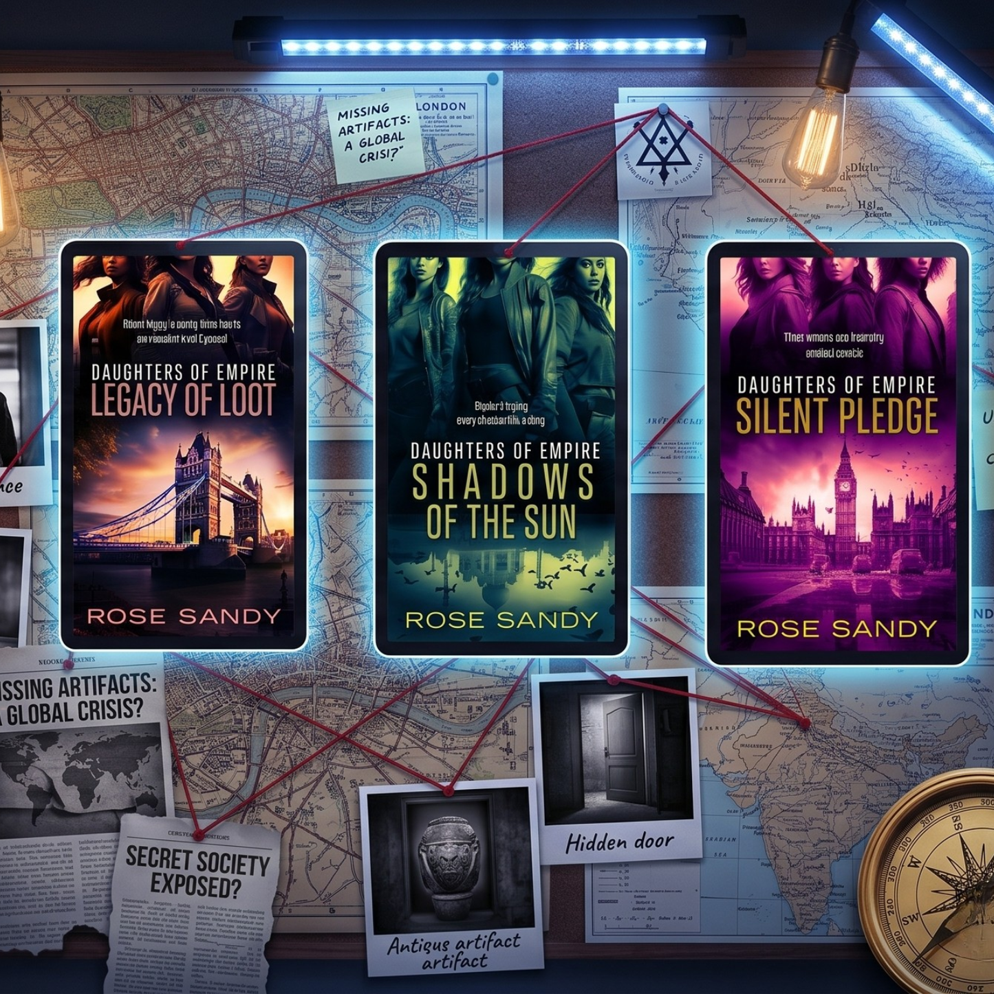 Daughters of Empire Paperback Bundle: Books 1–3, Legacy of Loot, Silent Pledge, Shadows of the Sun