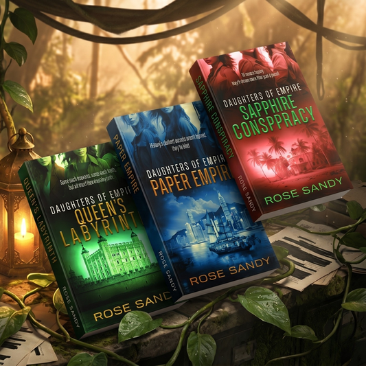 Daughters of Empire Paperback Bundle: Books 4-6: The Sapphire Conspiracy, The Paper Empire, The Queen's Labyrinth