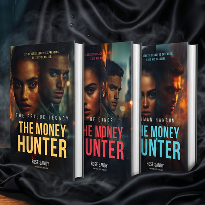 Money Hunter Series Bundle: Paperback Books 1–3 by Rose Sandy: The Donor, Prague Legacy, Roman Ransom