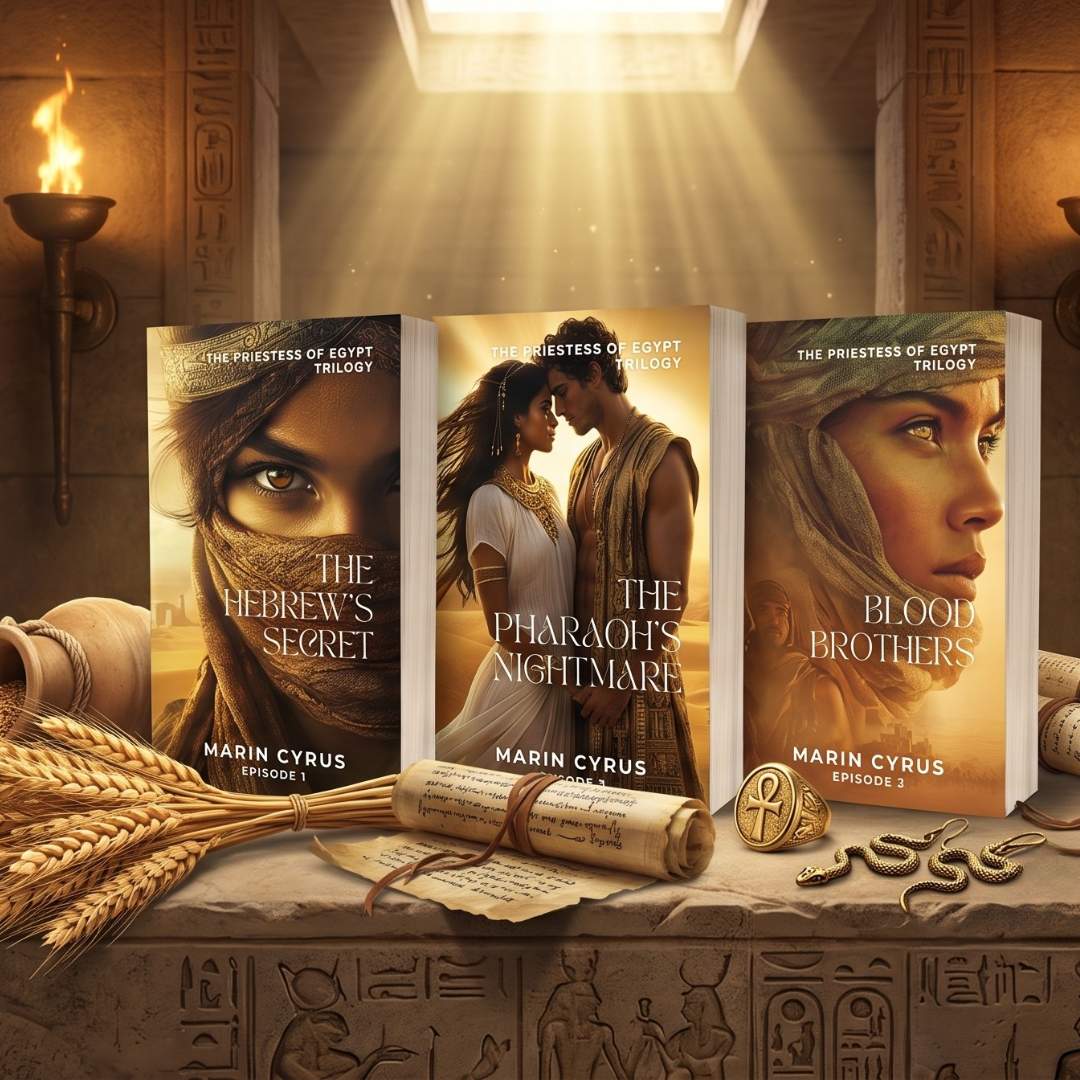 The Priestess Of Egypt Trilogy Paperback Bundle | Historical Thriller Adventure