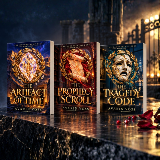 The Daughters of Zeus Paperback Bundle: Books 1–3, The Tragedy Code, The Prophecy Scroll, The Artifact of Time
