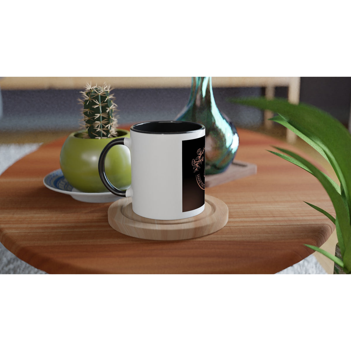 Heroines White 11oz Ceramic Mug with Color Inside