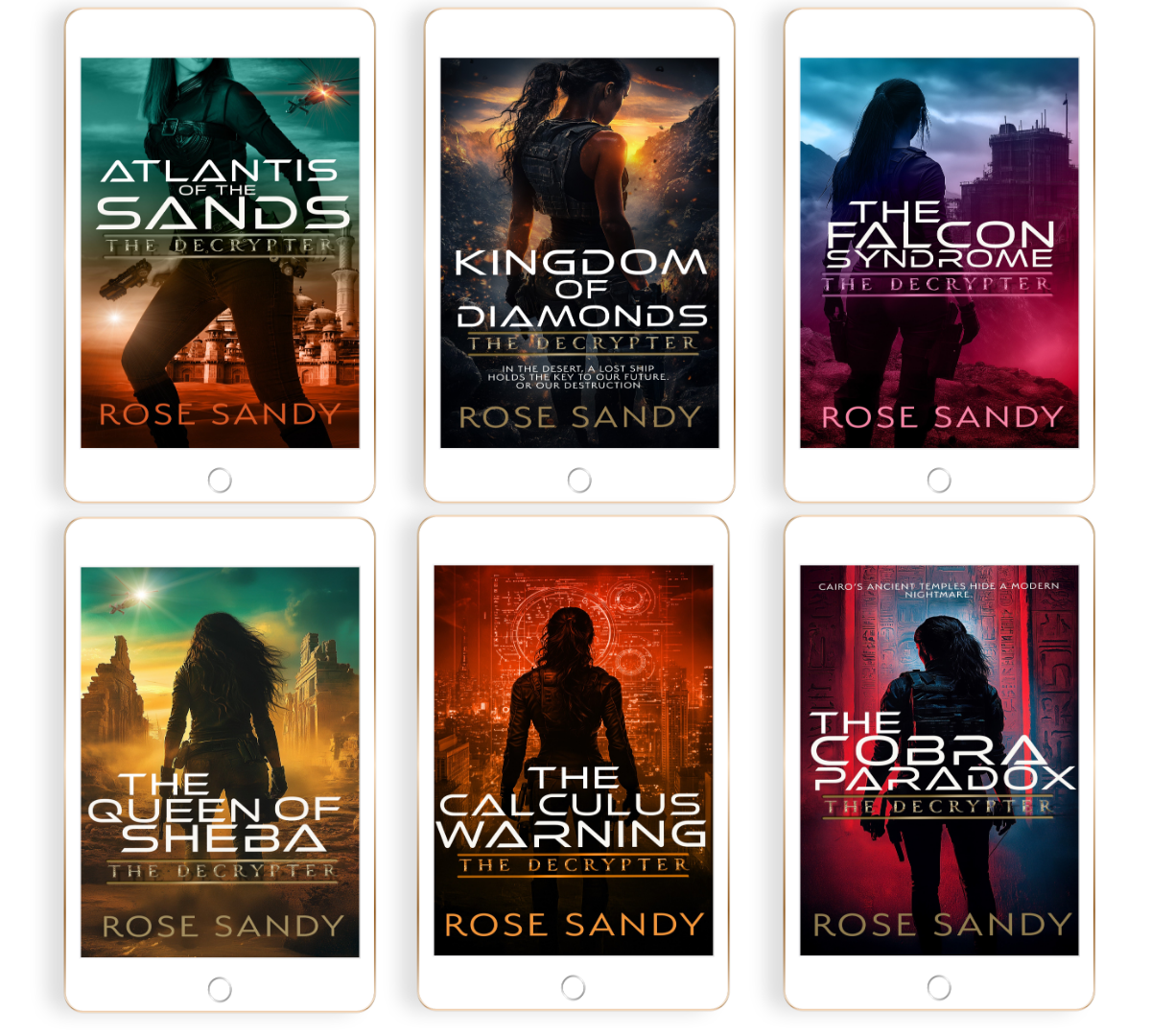 The Decrypter Series: Books 7–12, Calla Cress Decrypter Thriller Ebook, Rose Sandy Bundle