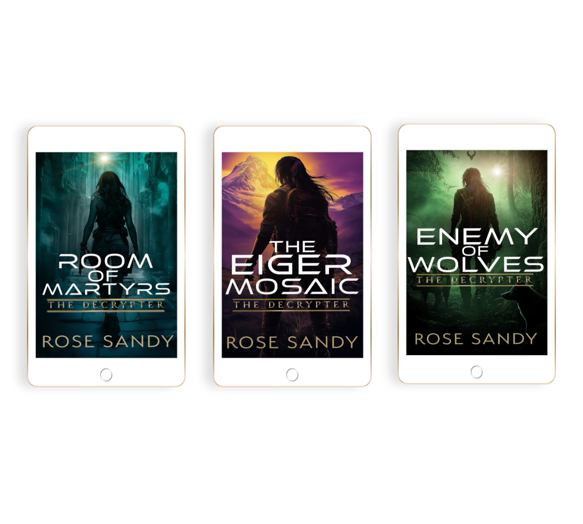 The Decrypter Series: Books 13–15, Calla Cress Decrypter Thriller Ebook, Rose Sandy Bundle